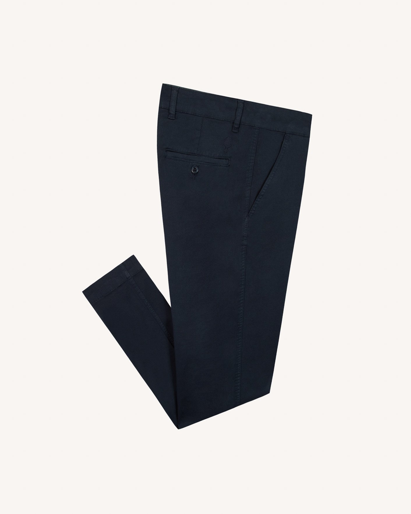 Chino bleu marine coton - BRIX REGULAR