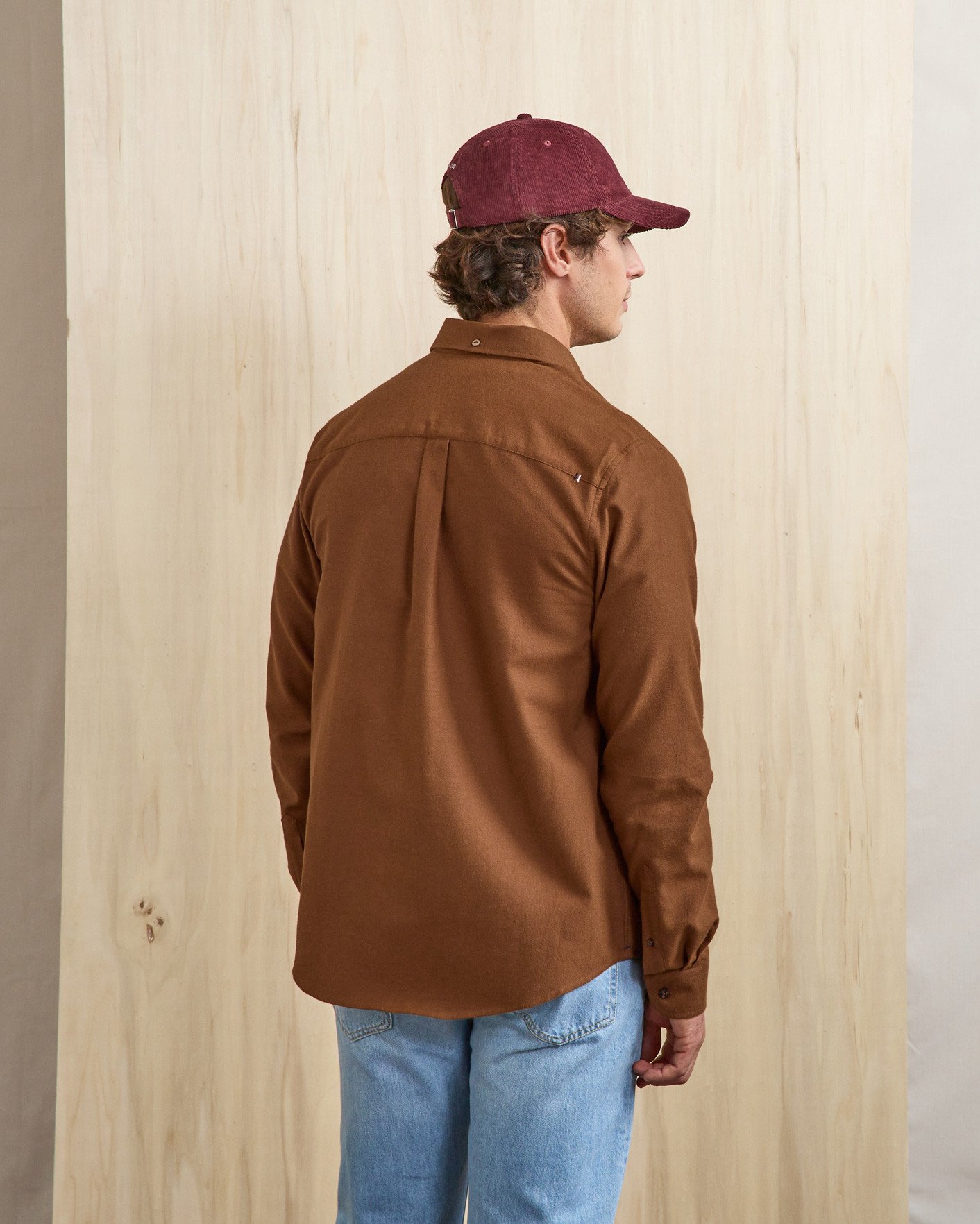 Chemise camel coton - IVOY