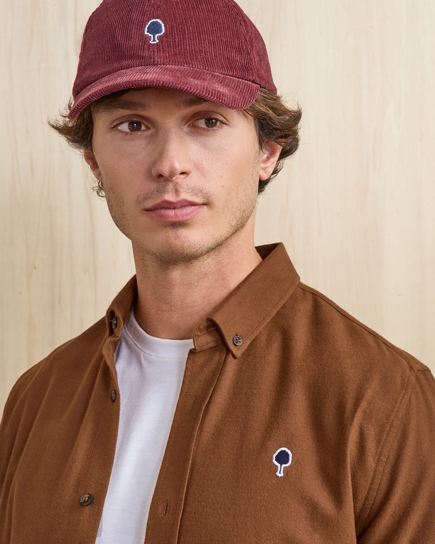 Chemise camel coton - IVOY