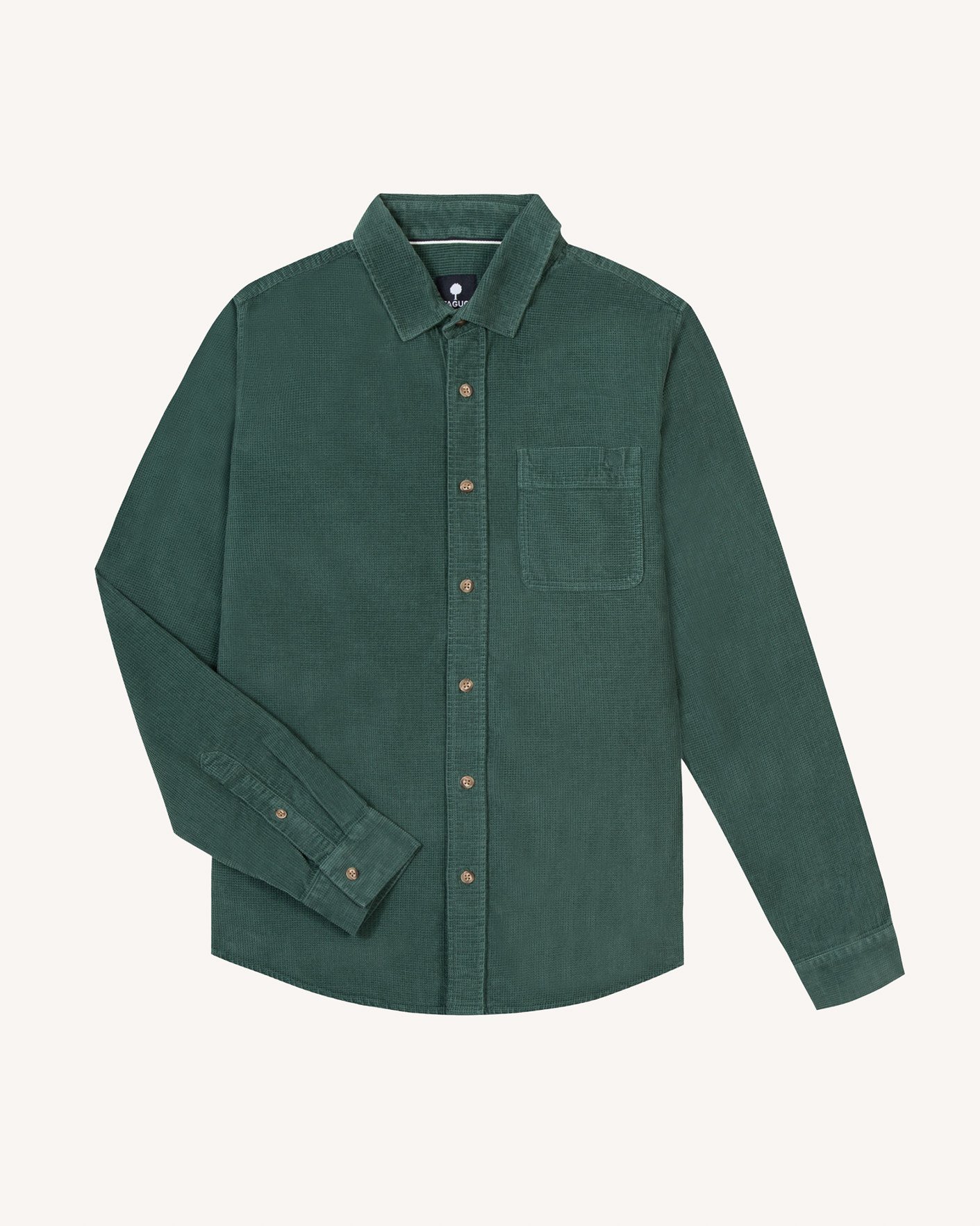 Surchemise velours vert grisé - SIGNY