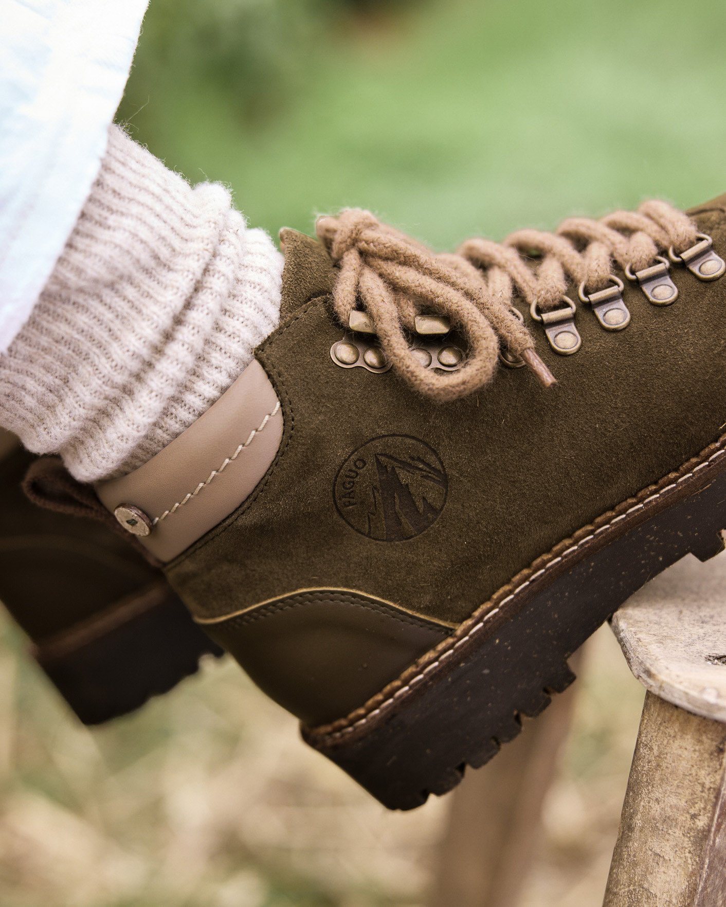 Boots kaki cuir suède - HAWTHORN