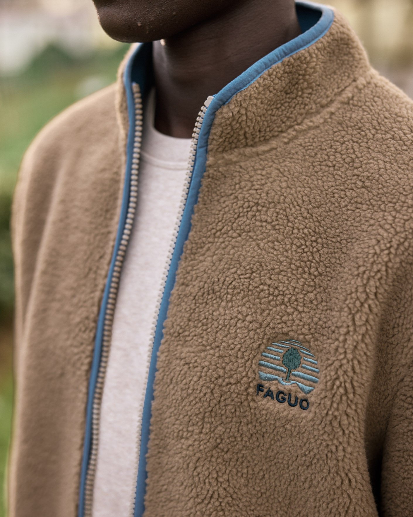 Polaire beige foncé - SENONCHE