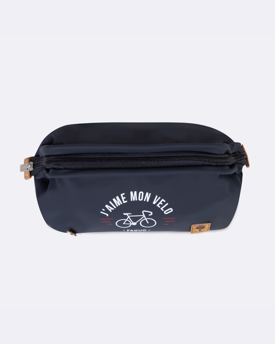Trousse de toilette bleu marine J'aime mon vélo - WASHBAG