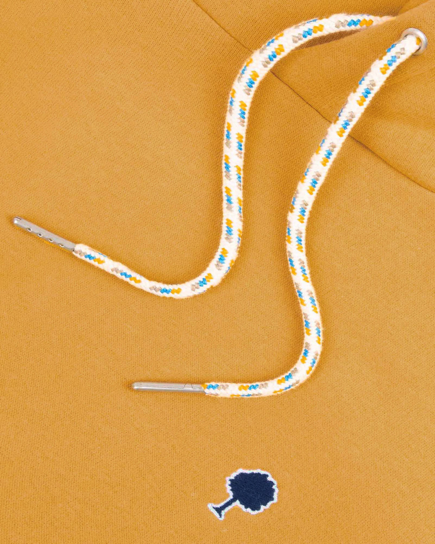 Sweat à capuche ocre coton - DIRAC