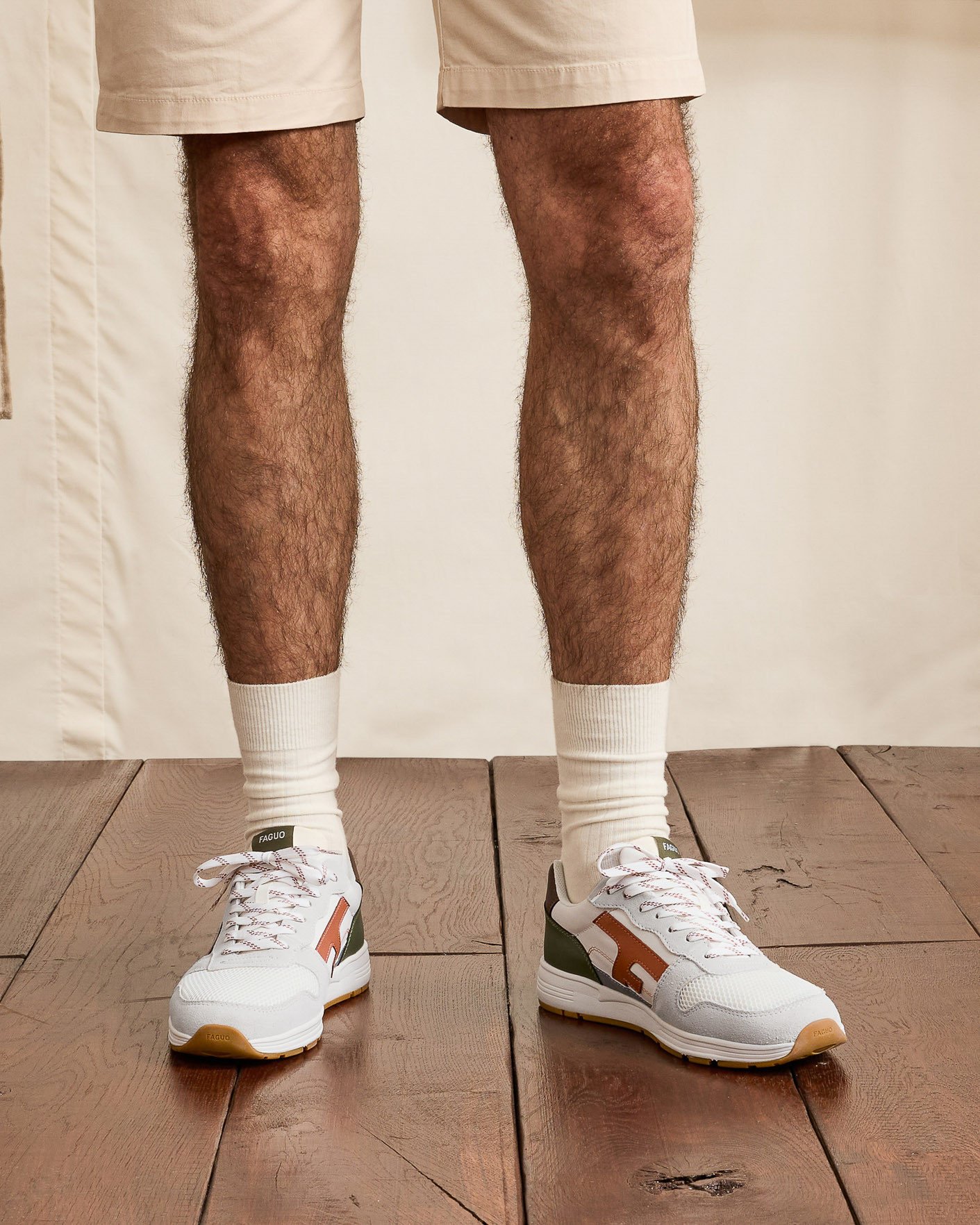 Baskets blanches & terracotta - OLIVE