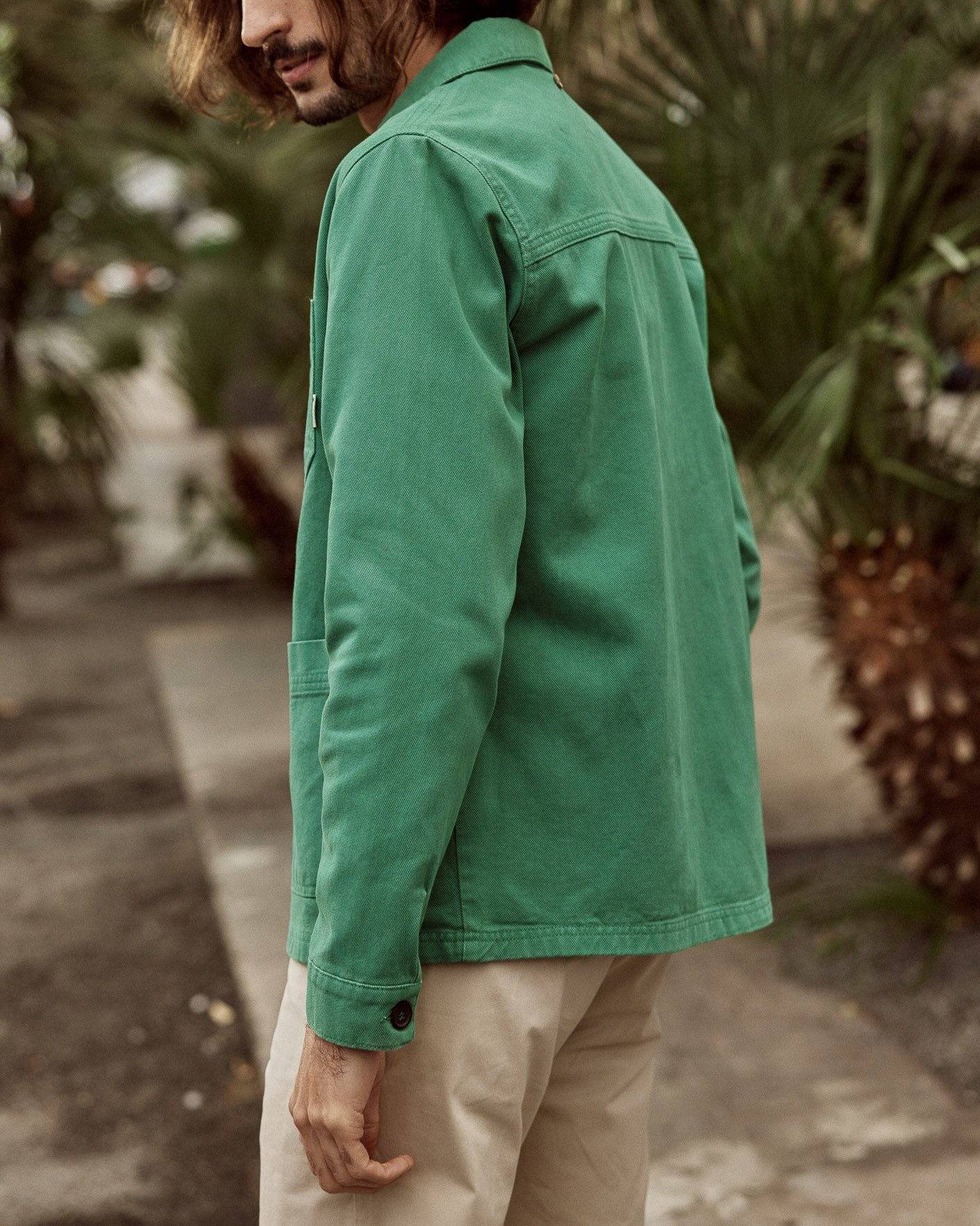 Veste en coton verte - LORGE