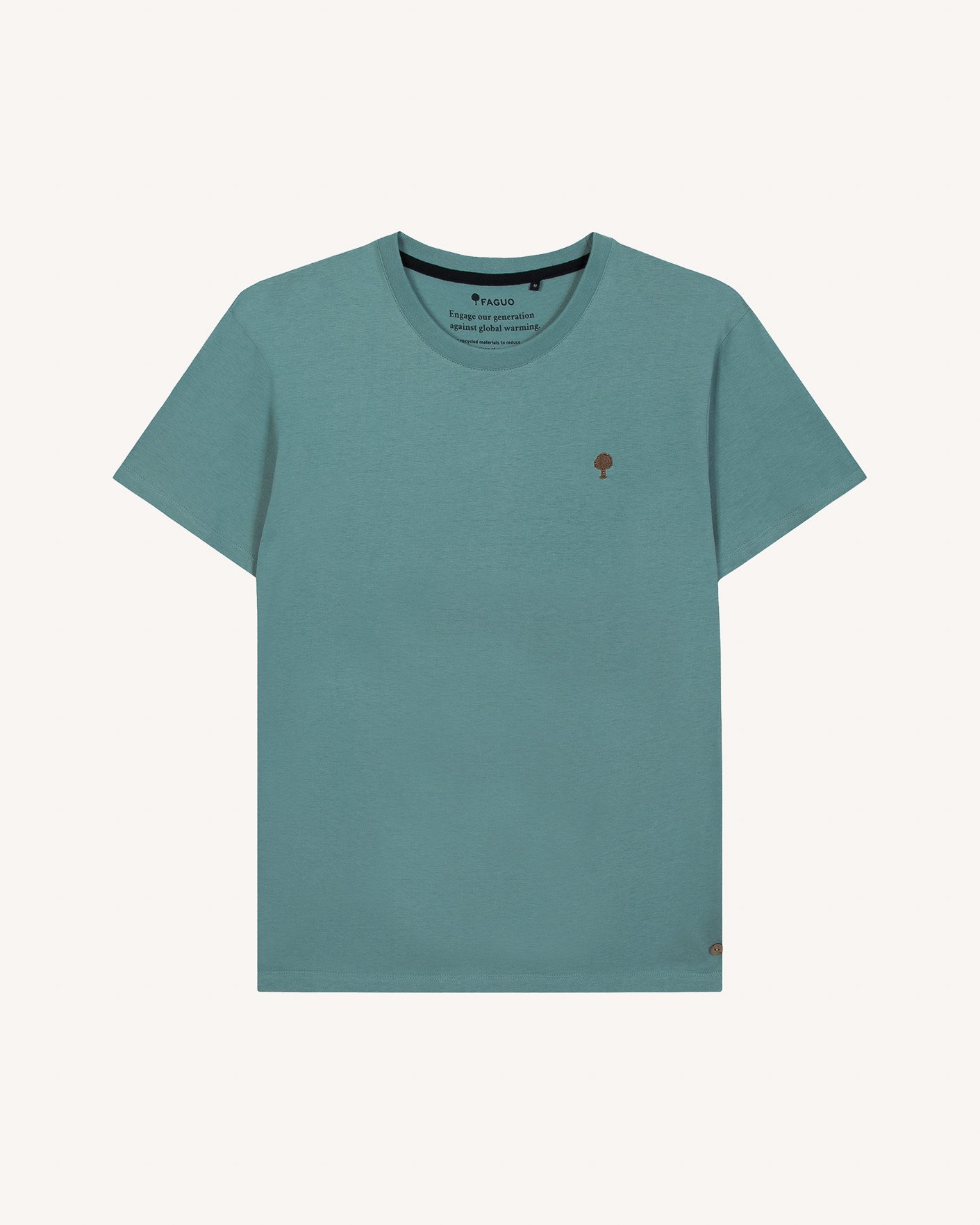 T-shirt bleu coton - ARCY