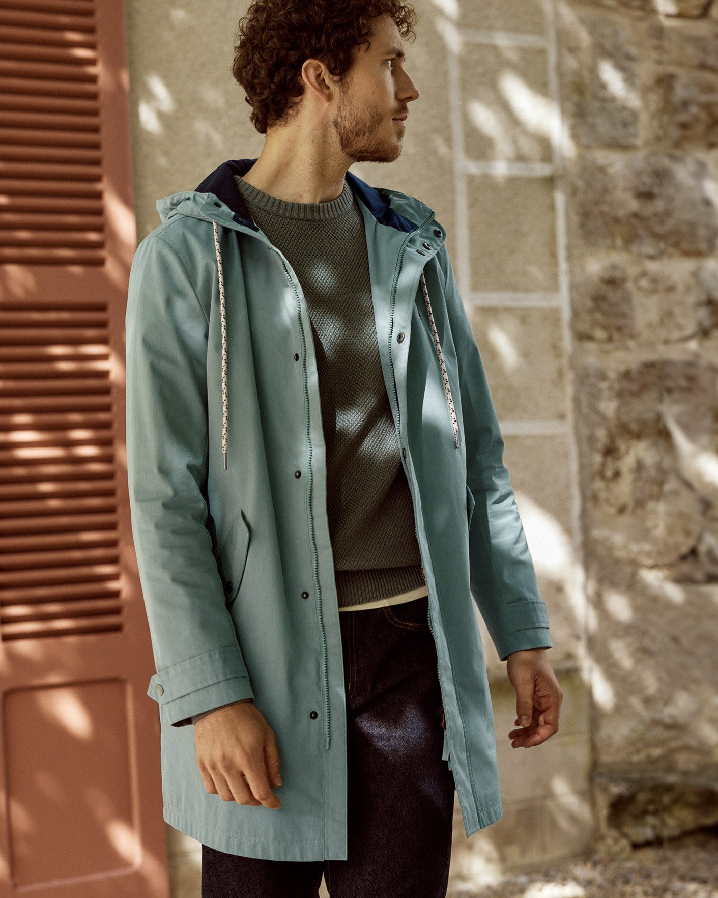 Veste imperméable légère vert d'eau - GRESIGNE