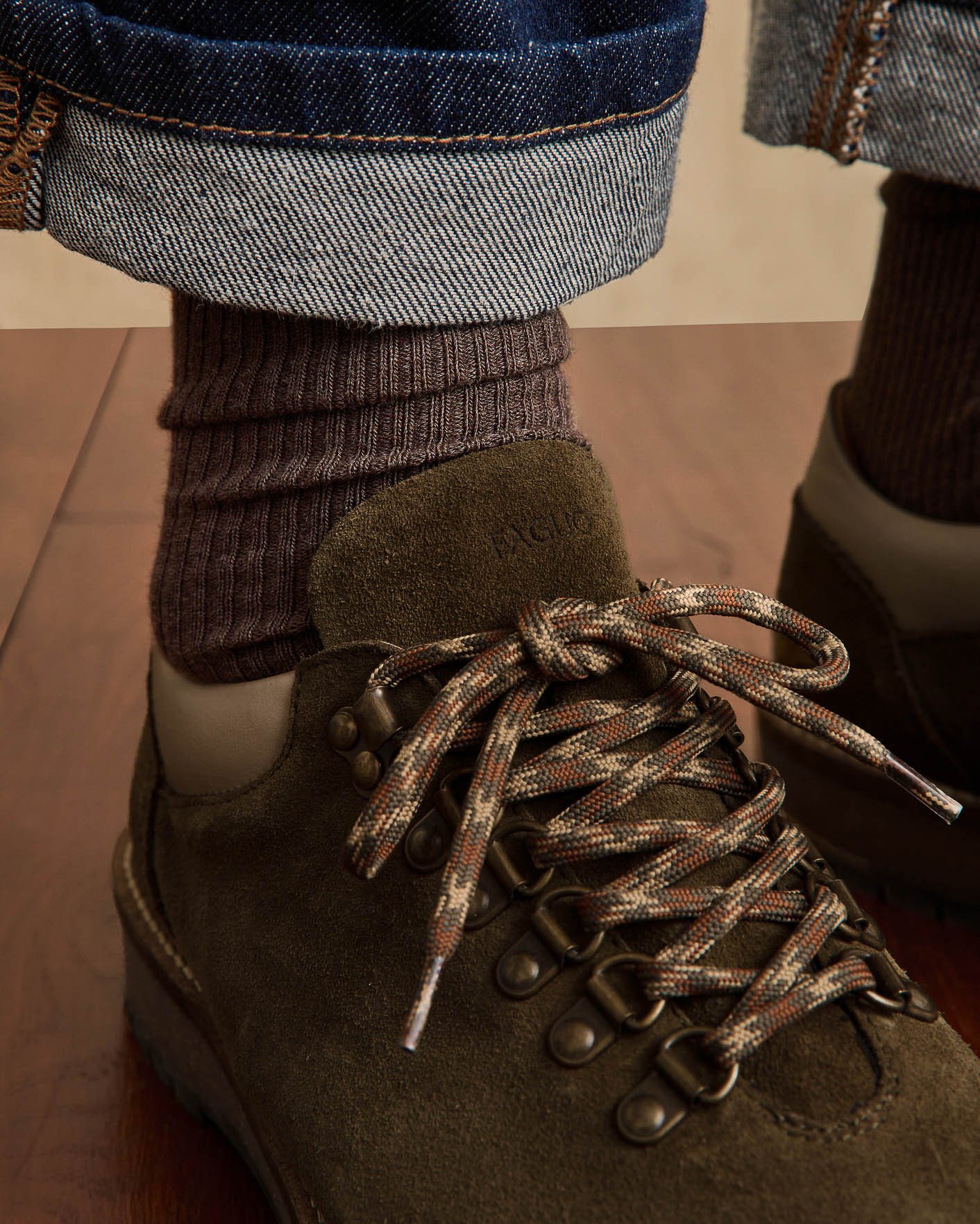 Boots kaki suède - HAWTHORN LOW