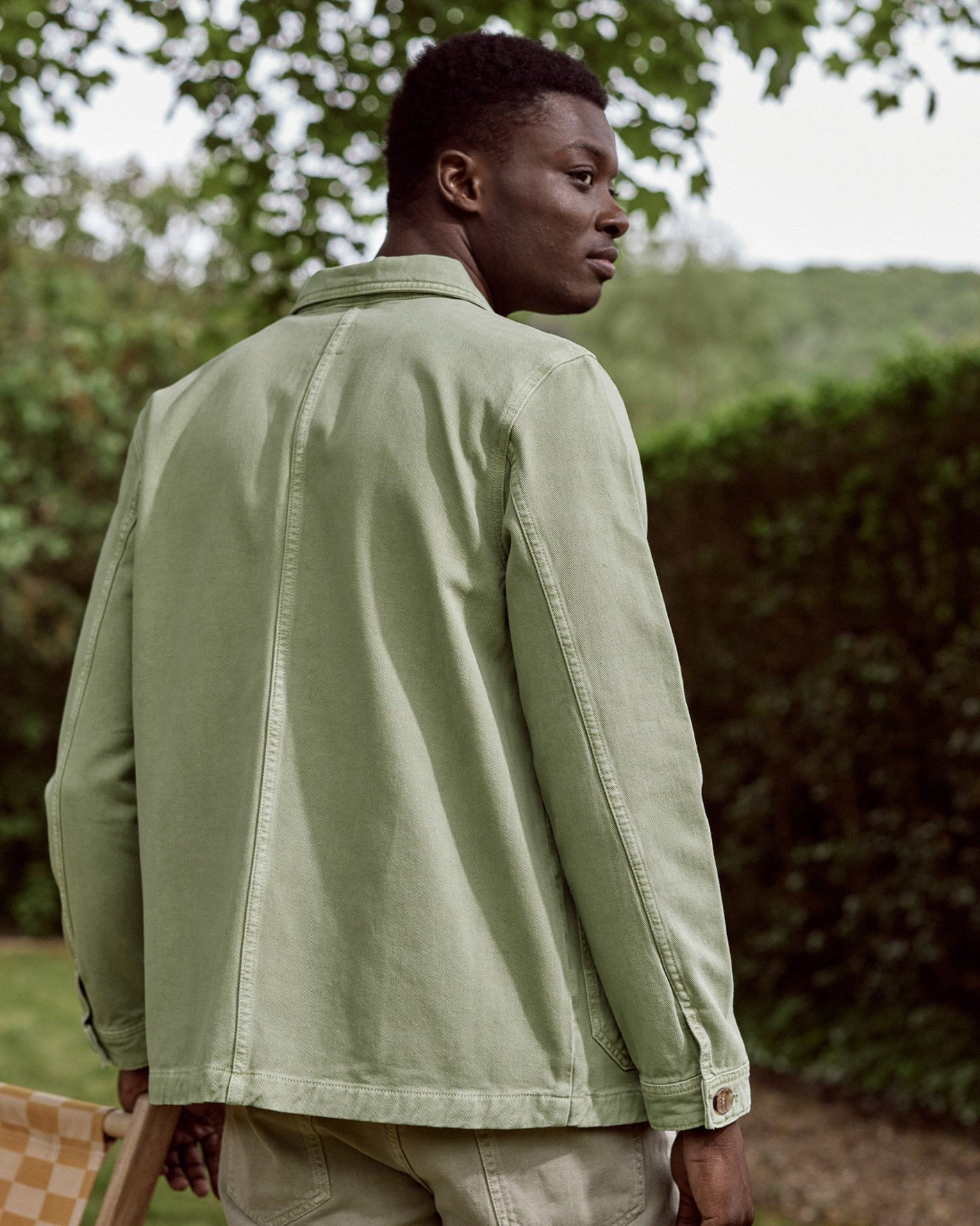 Veste en coton kaki clair - LIFFRE