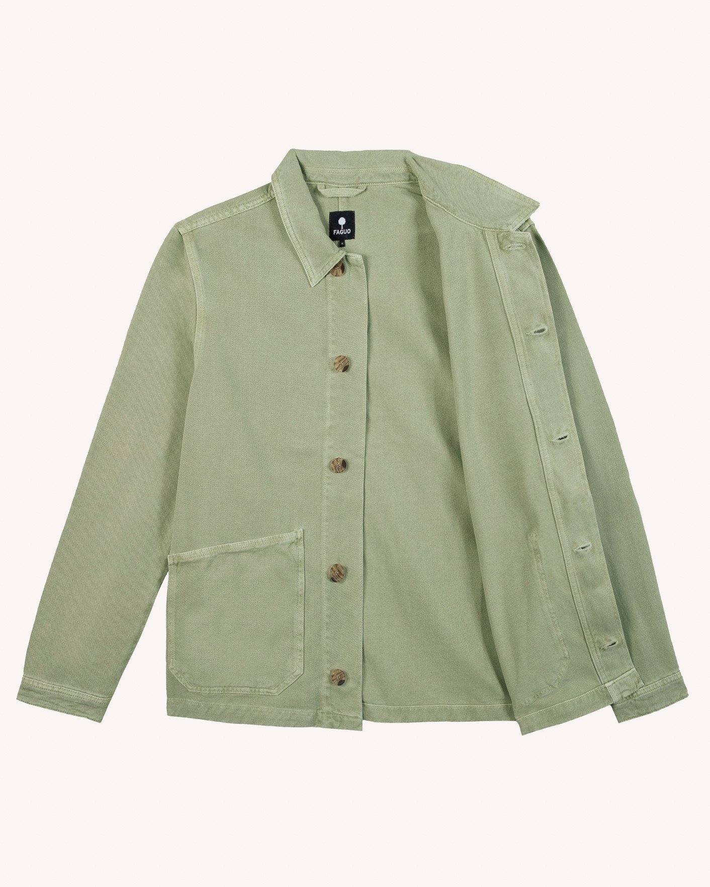 Veste en coton kaki clair - LIFFRE