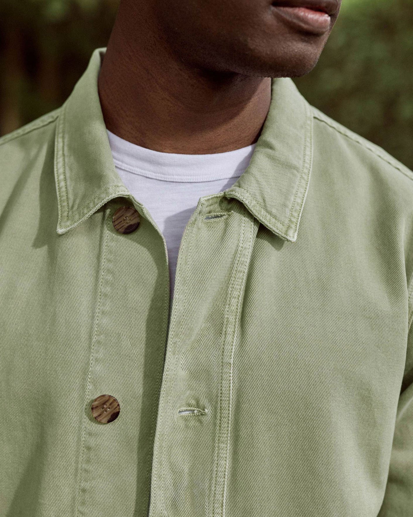 Veste en coton kaki clair - LIFFRE