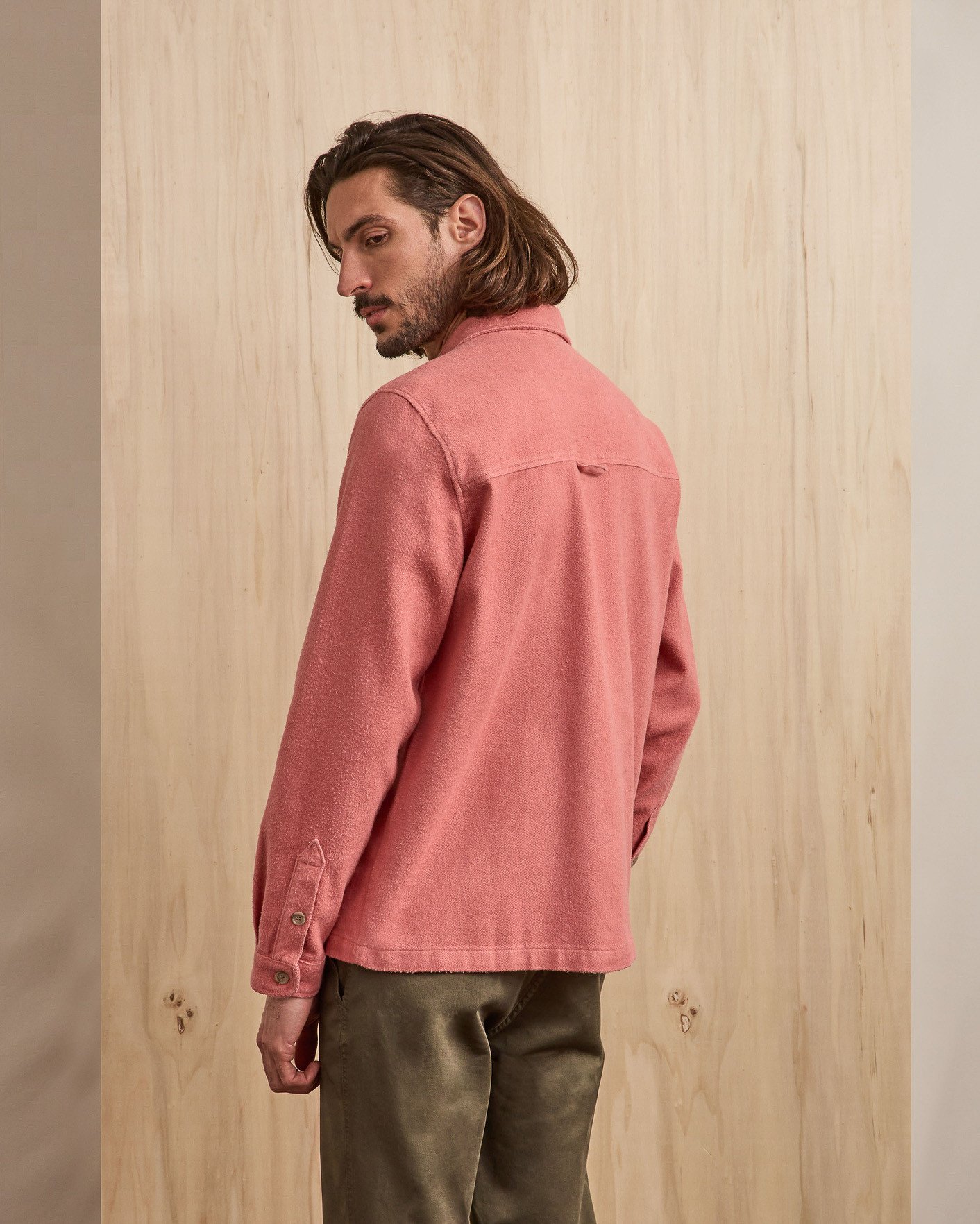 Surchemise rose coton - CLEMONT