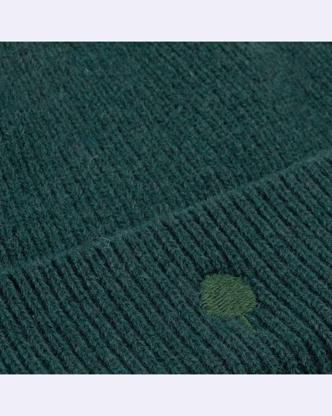 Bonnet vert foncé laine