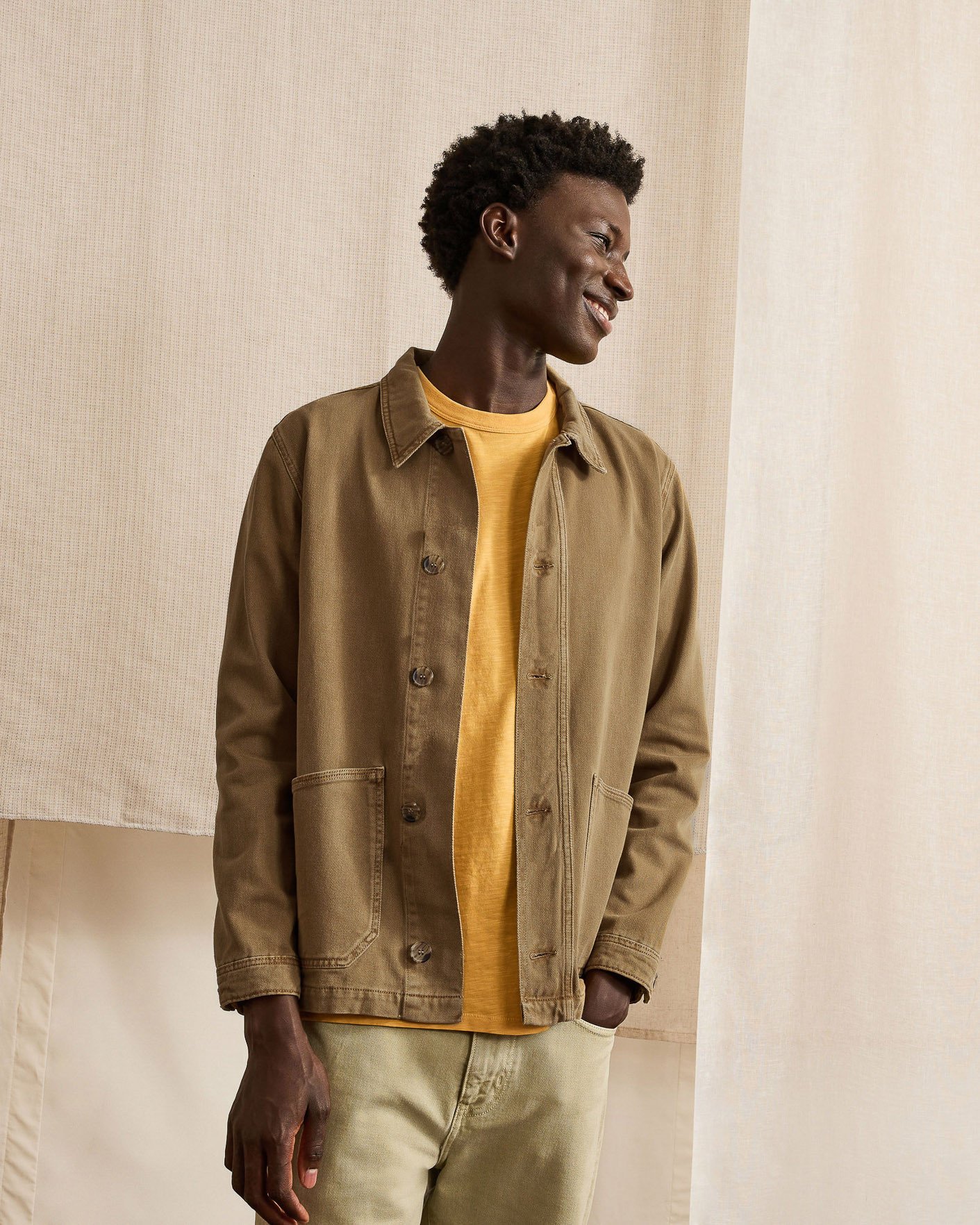 Veste en coton ocre - LIFFRE