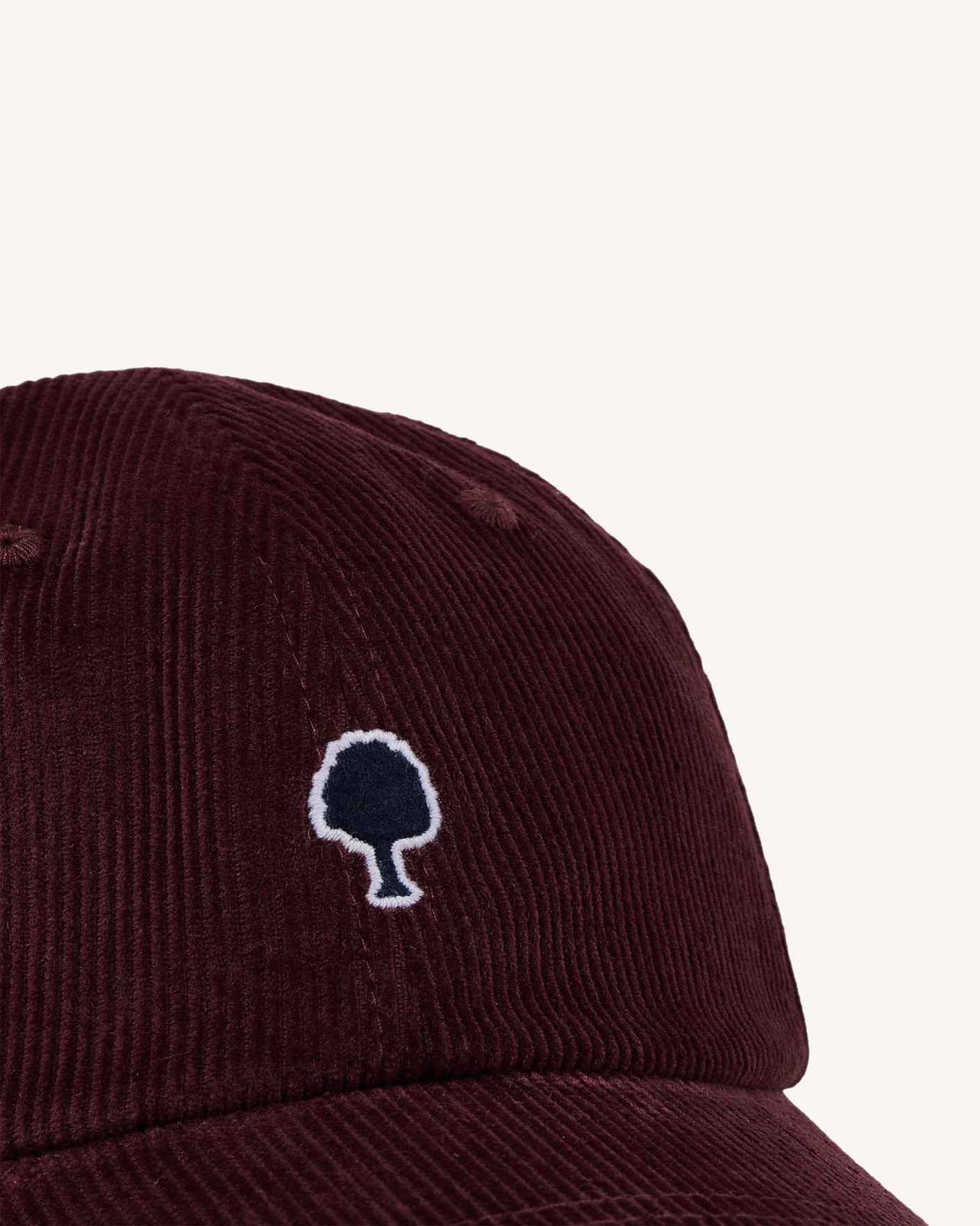 Casquette en velours bordeaux - CAP