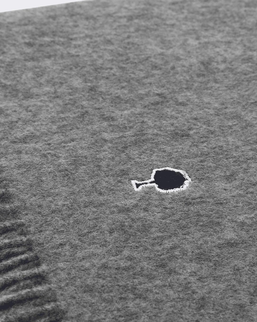 Echarpe laine et cachemire gris - SCARF