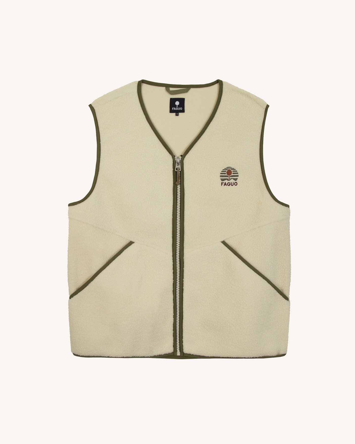 Veste sans manches écrue - TEILLAY