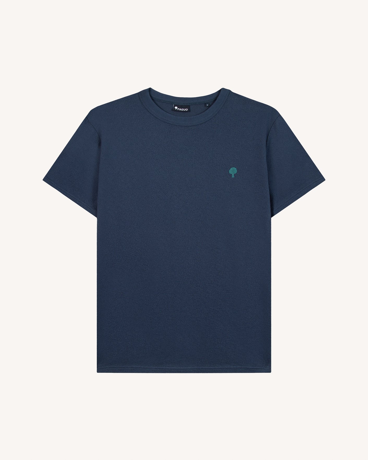 T-shirt bleu marine coton - LUGNY