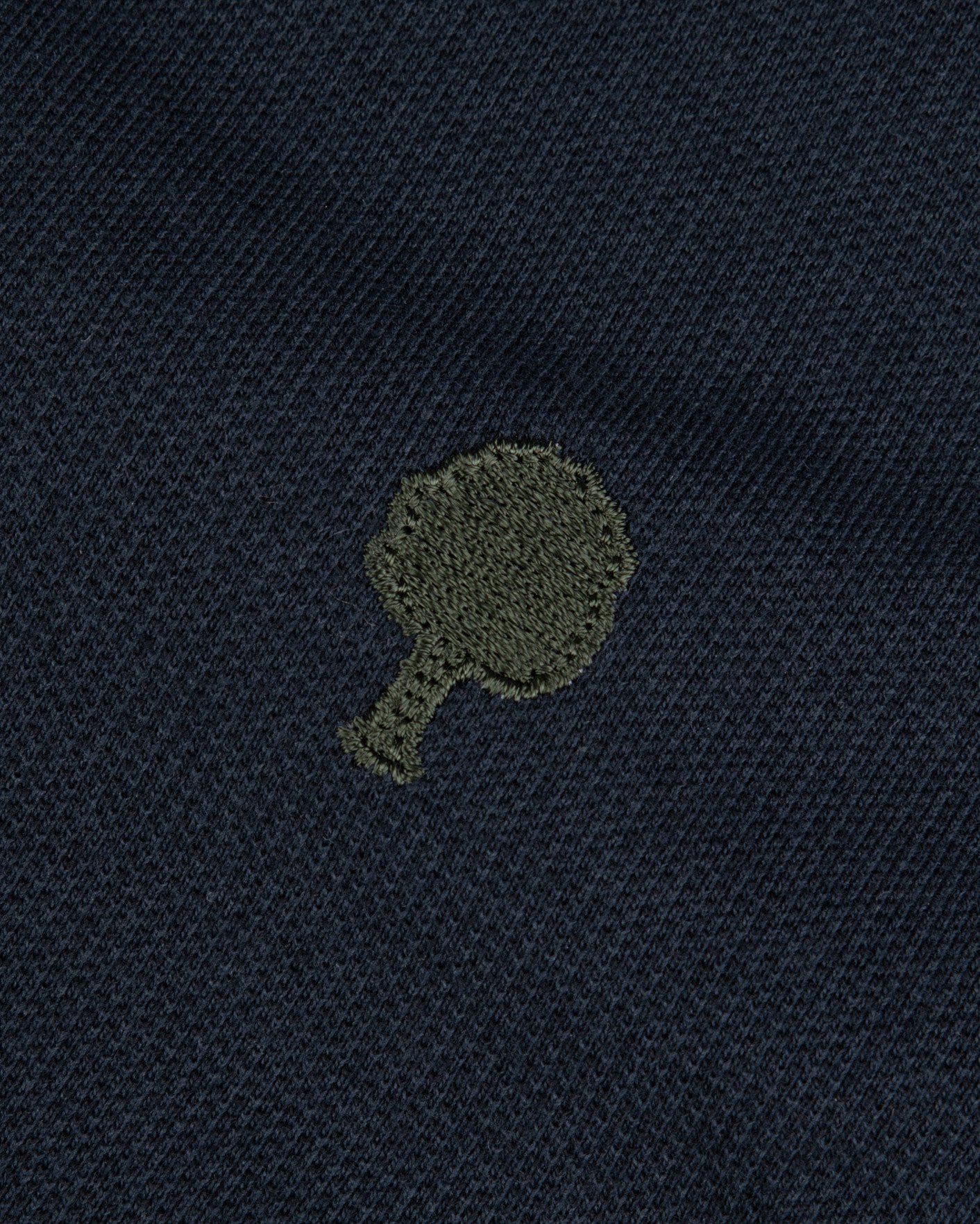 T-shirt bleu marine & écru coton - BAILLY