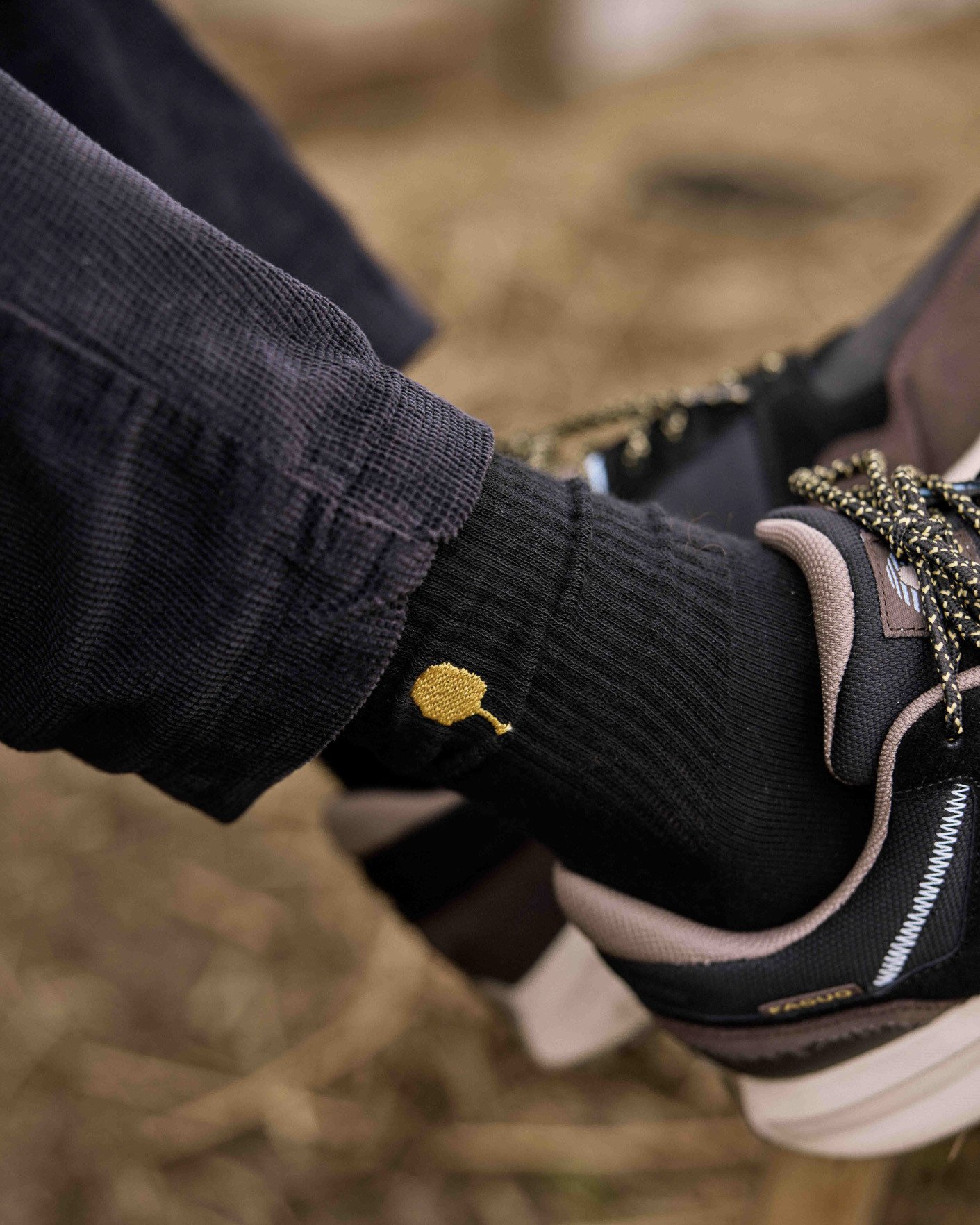 Chaussettes noires coton - SOCKS