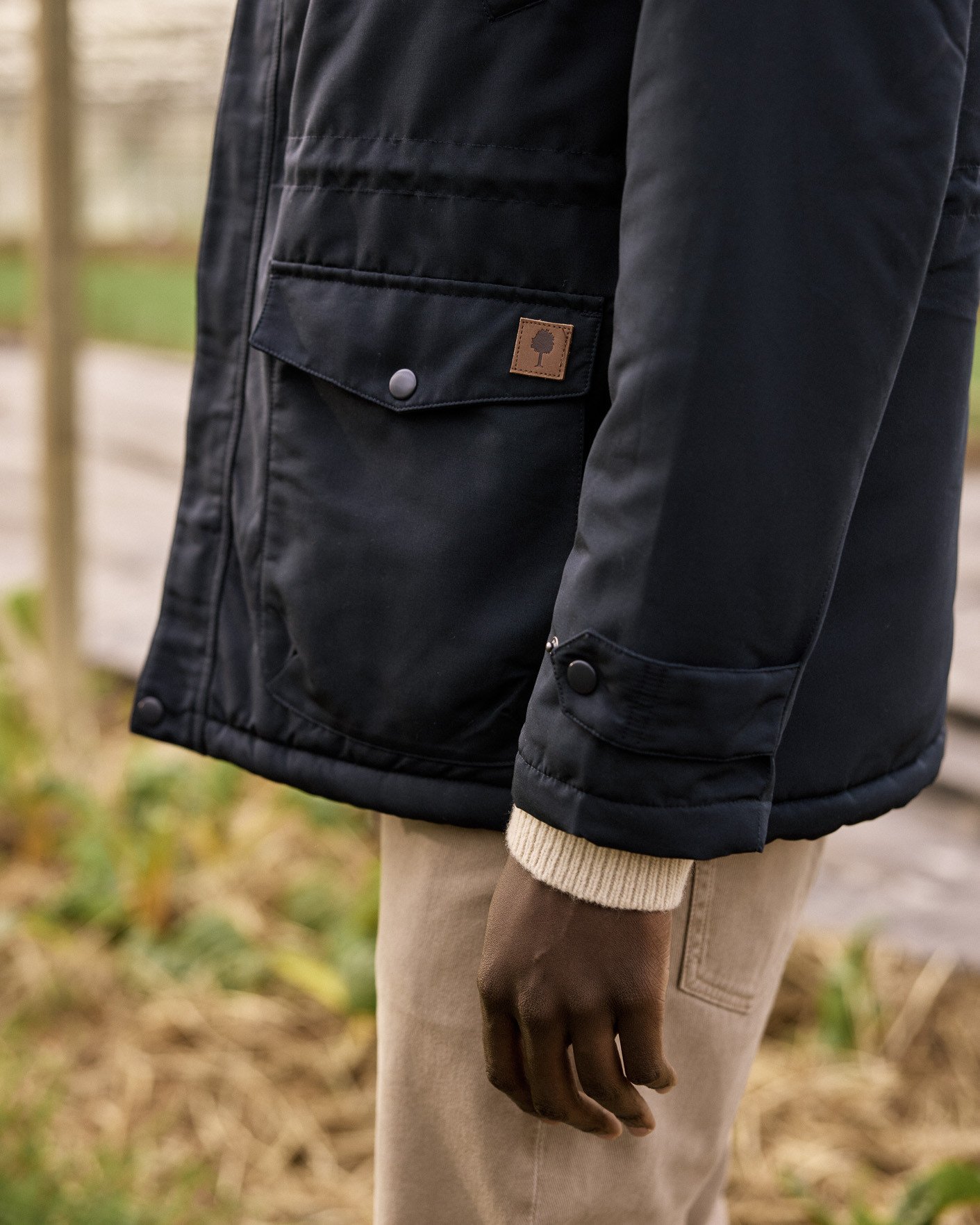 Parka d'hiver déperlante bleu marine - VERNON