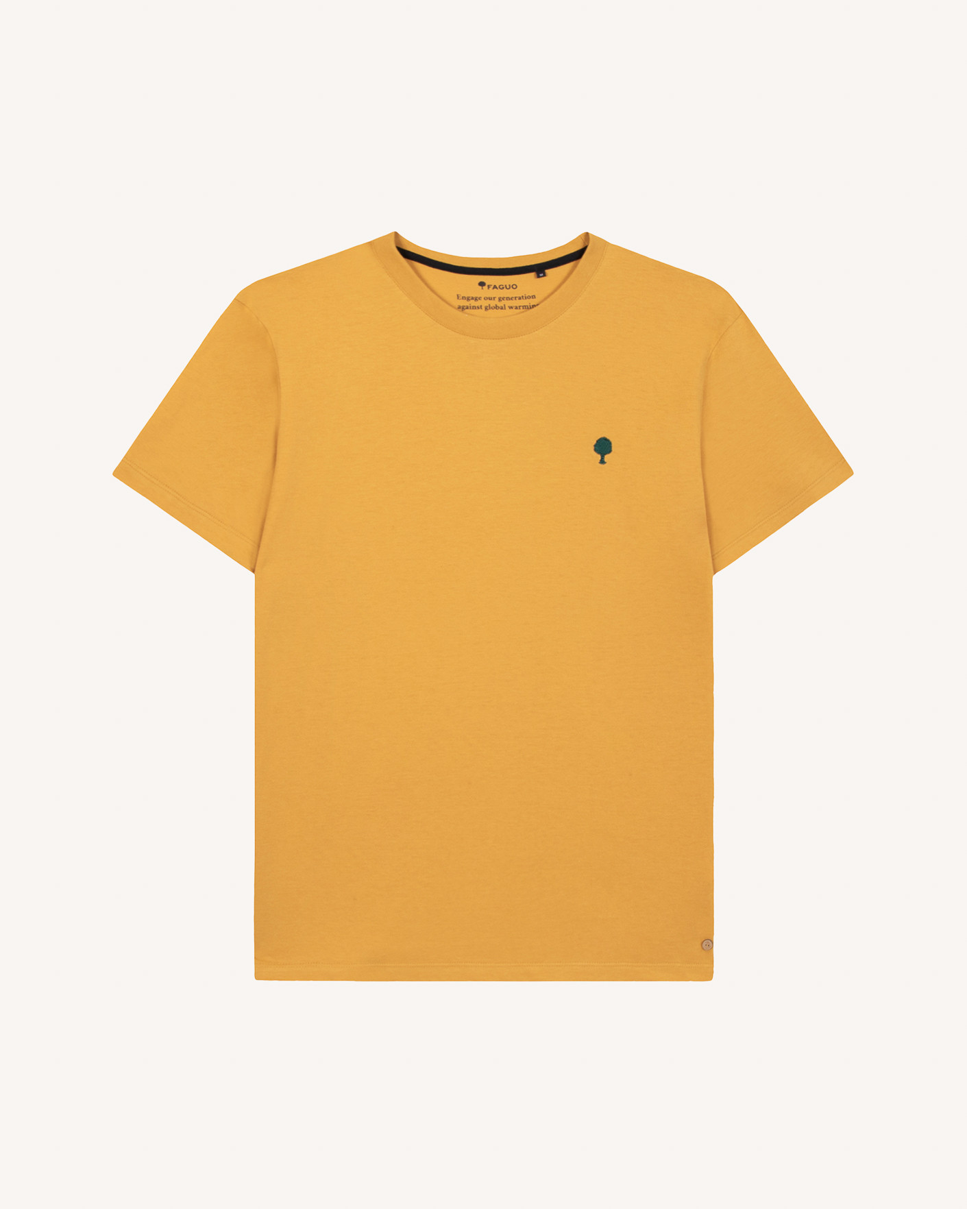 T-shirt ocre coton - ARCY