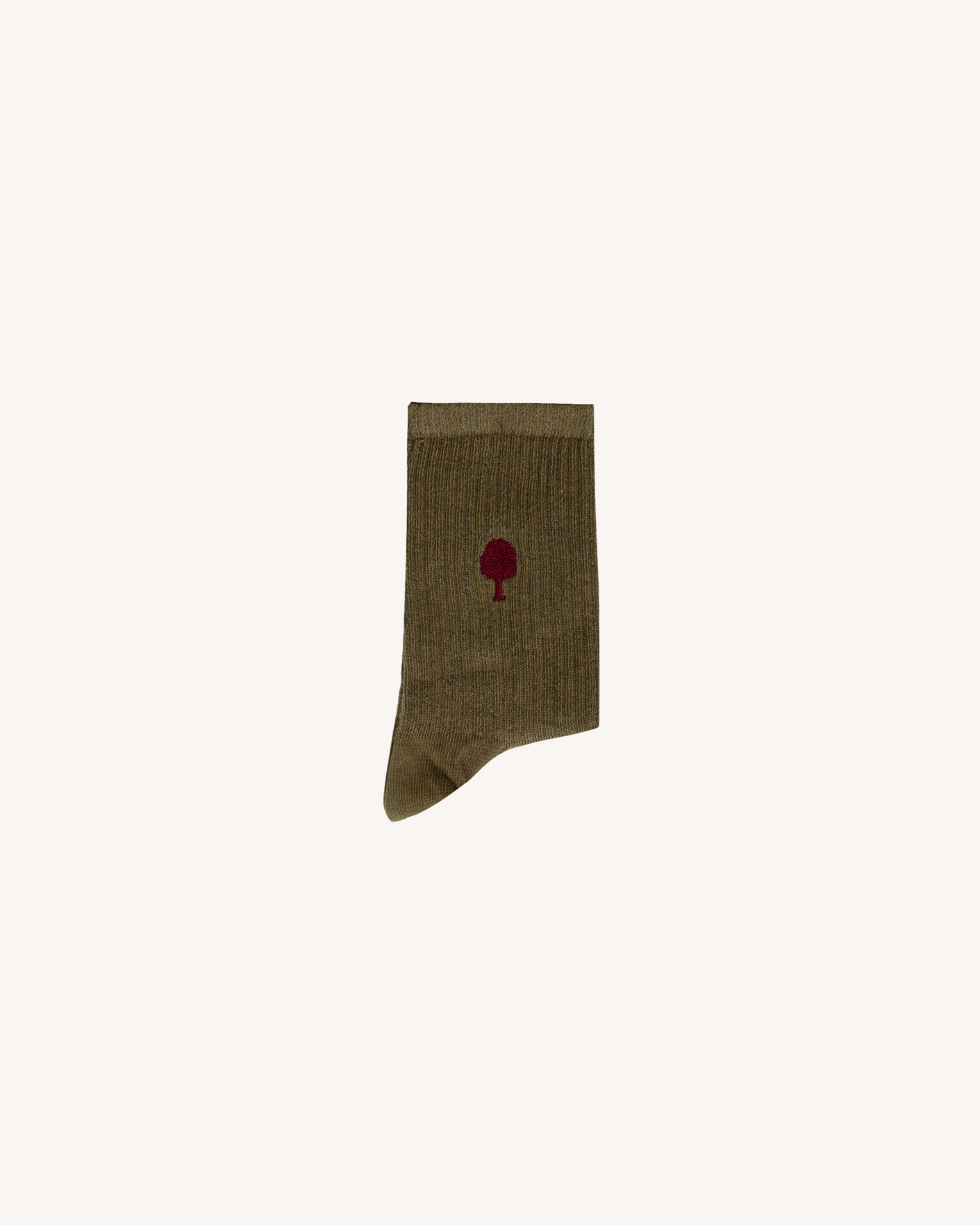 Chaussettes vert olive coton - SOCKS