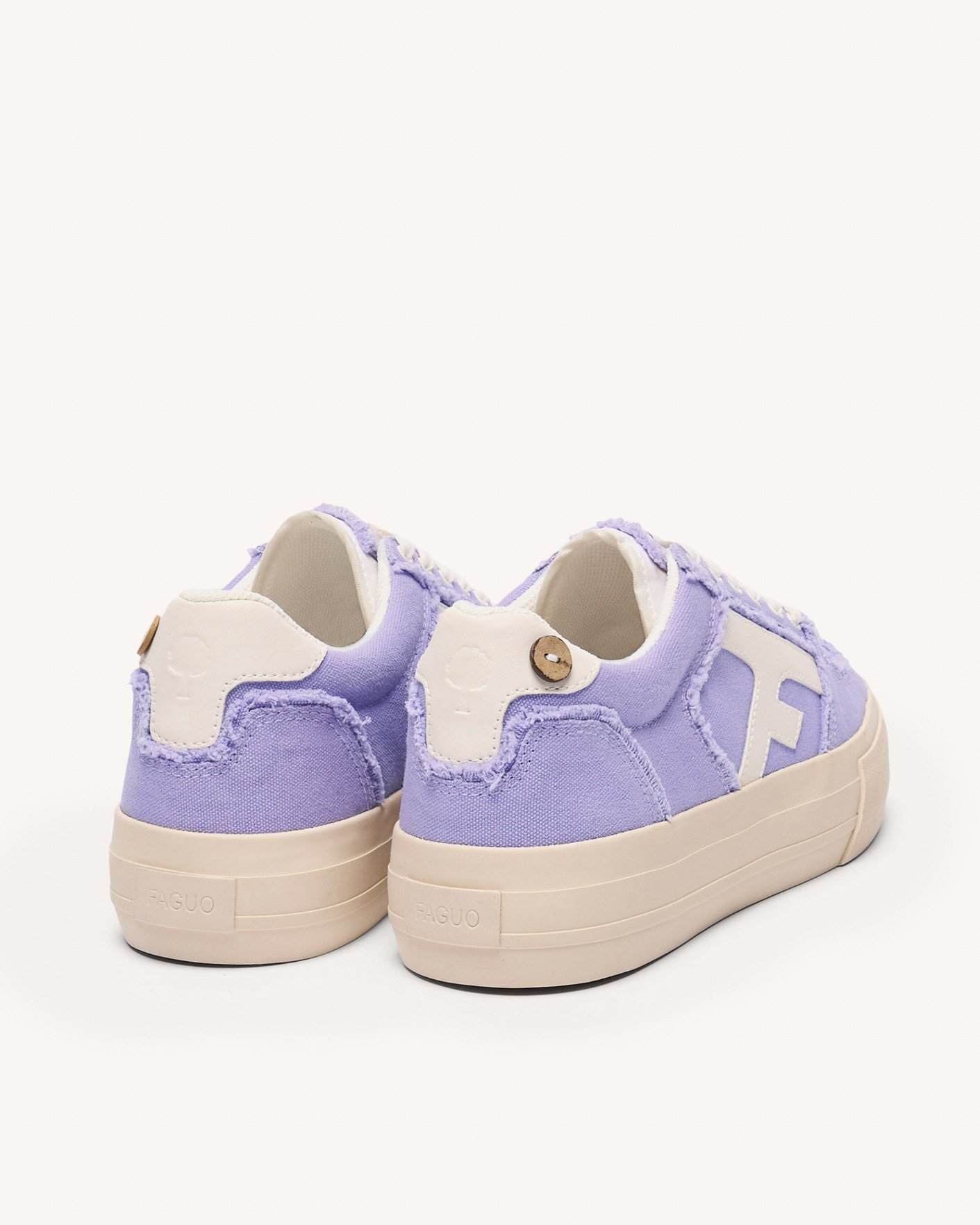 Baskets en toile violet clair - WALNUT PLATFORM