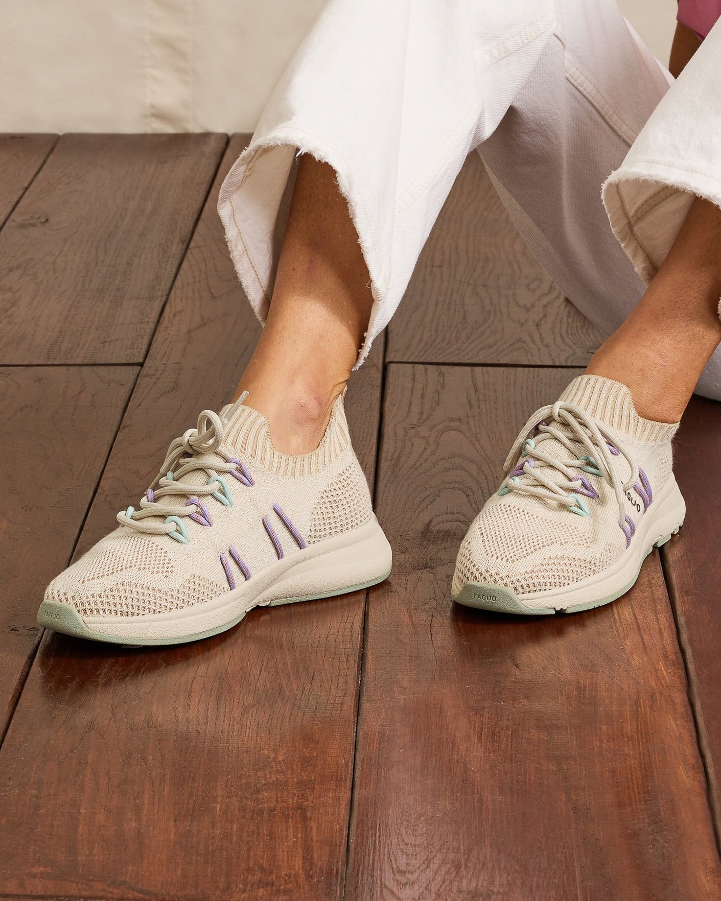 Baskets beige clair tencel - HEARTWOOD