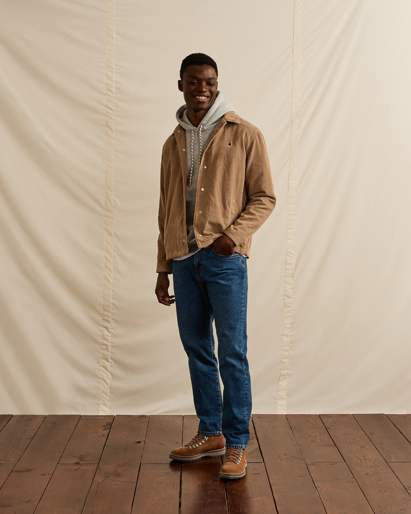 Boots camel cuir suède - HAWTHORN