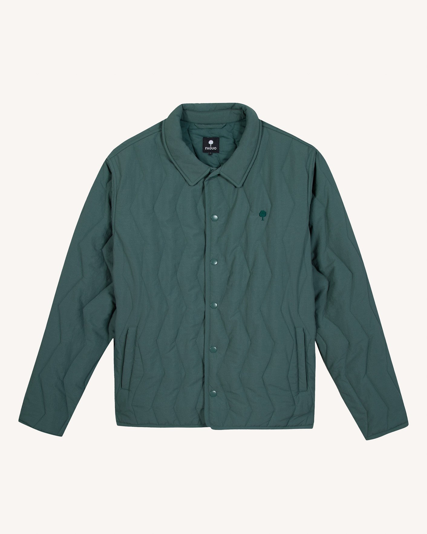 Veste en coton vert clair - OBERNAI