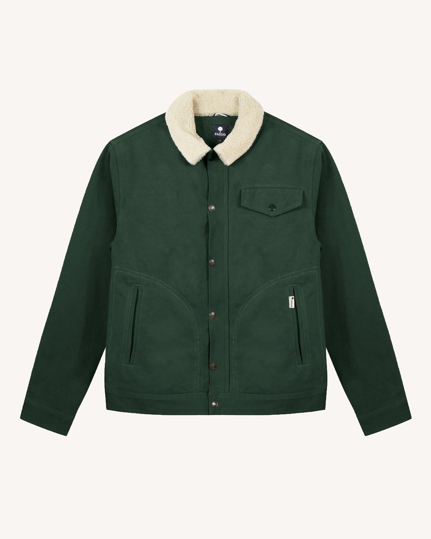 Blouson coton vert foncé - SEILLON