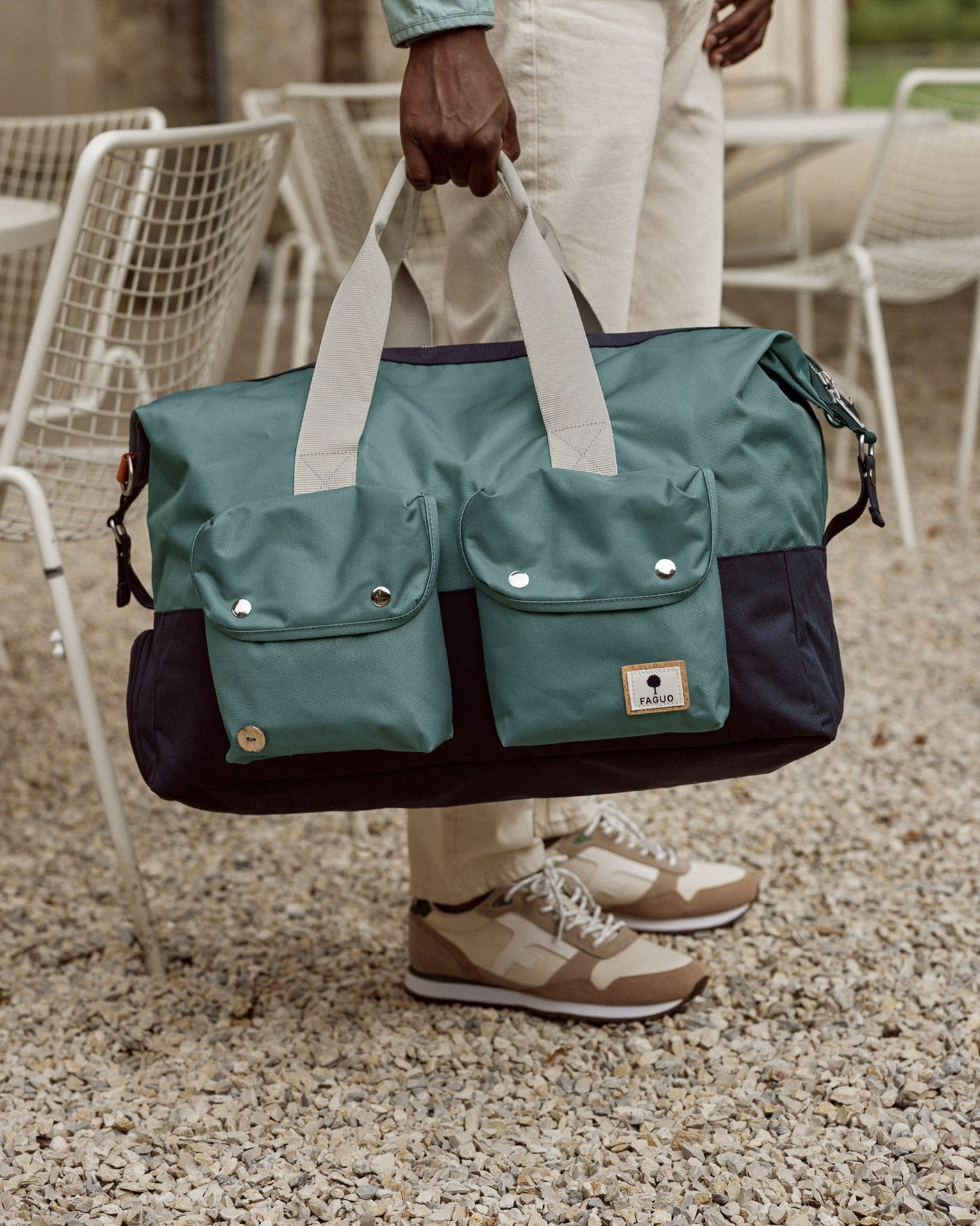 Sac de voyage kaki & bleu marine - WEEKEND