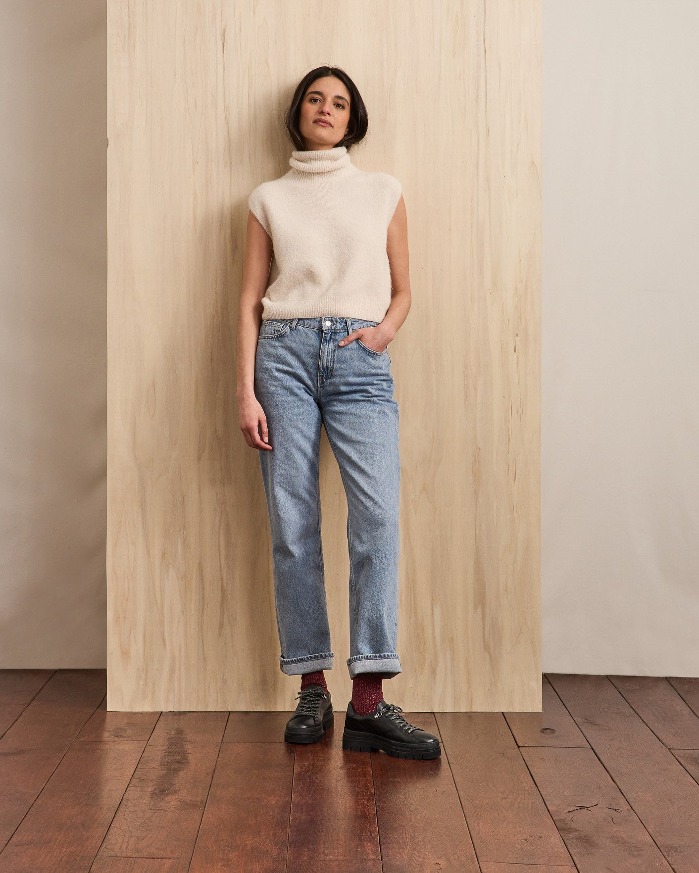 Chaussures noires cuir - MARBLEWOOD