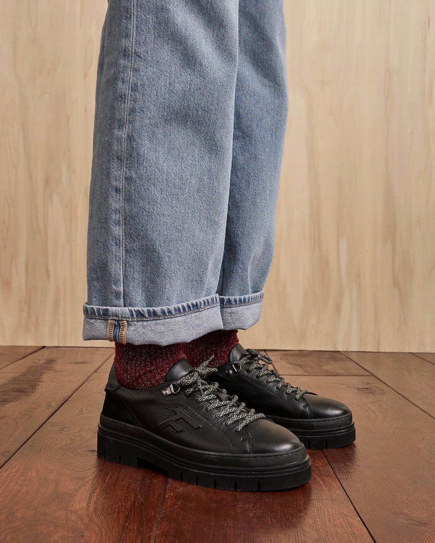 Chaussures noires cuir - MARBLEWOOD