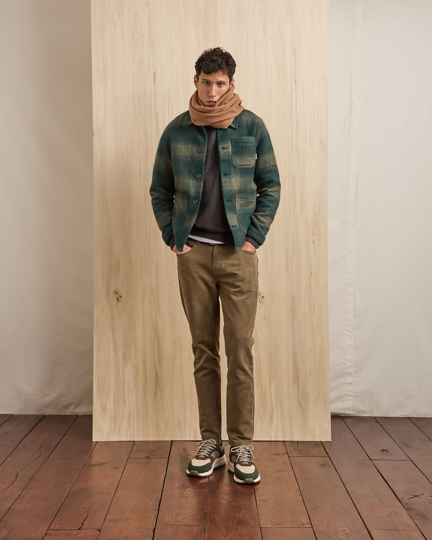 Echarpe 100% laine camel - SCARF