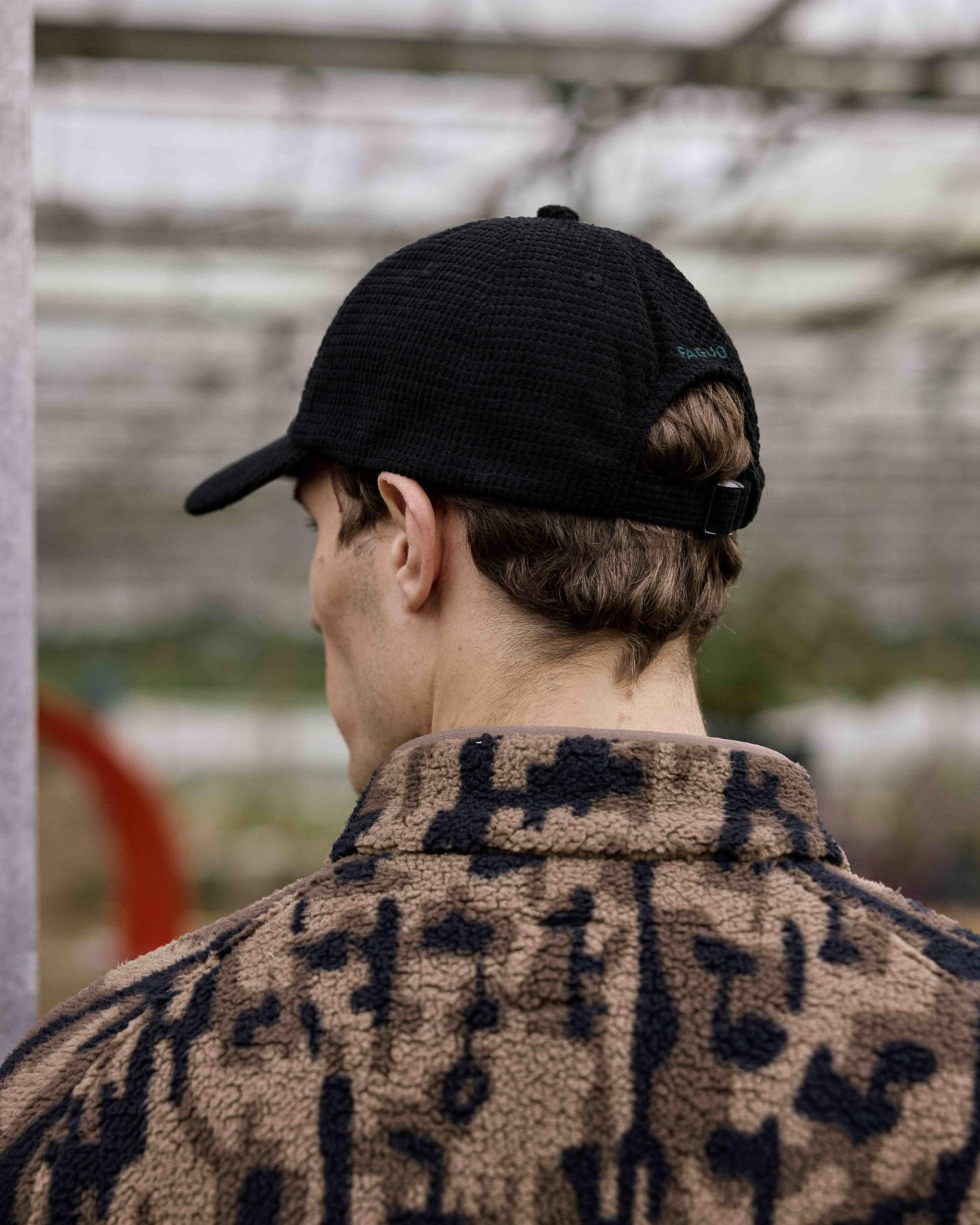 Casquette en velours noire - CAP