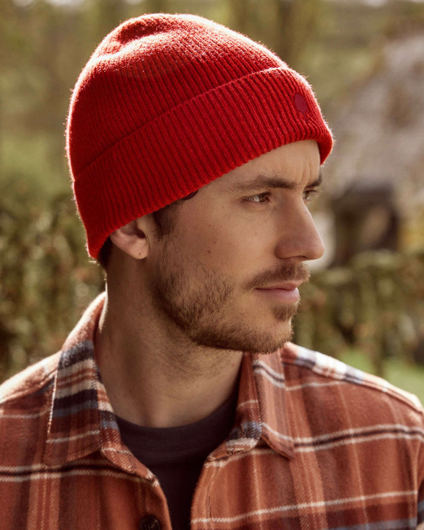 Bonnet rouge laine - BEANIE