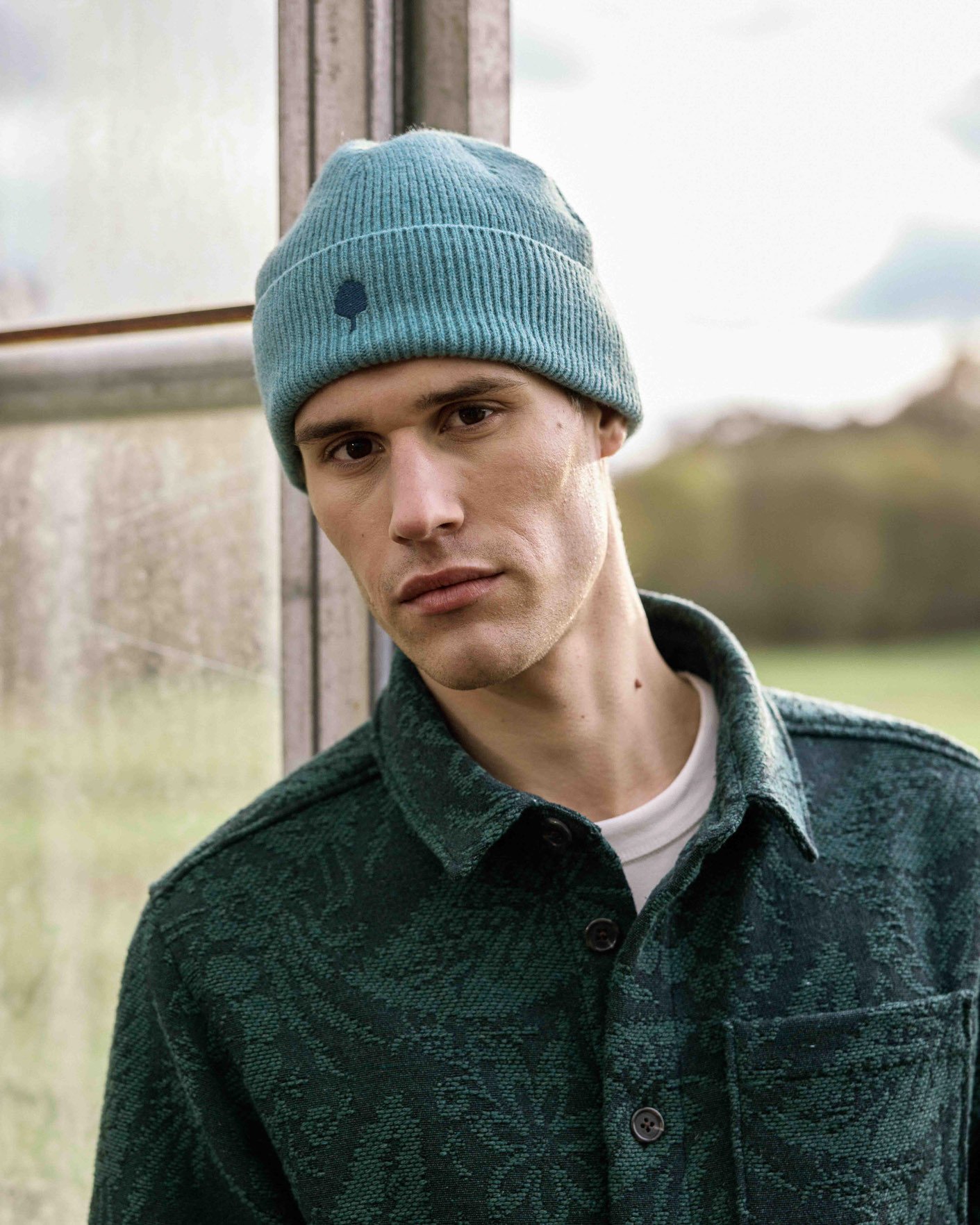 Bonnet bleu clair laine - BEANIE