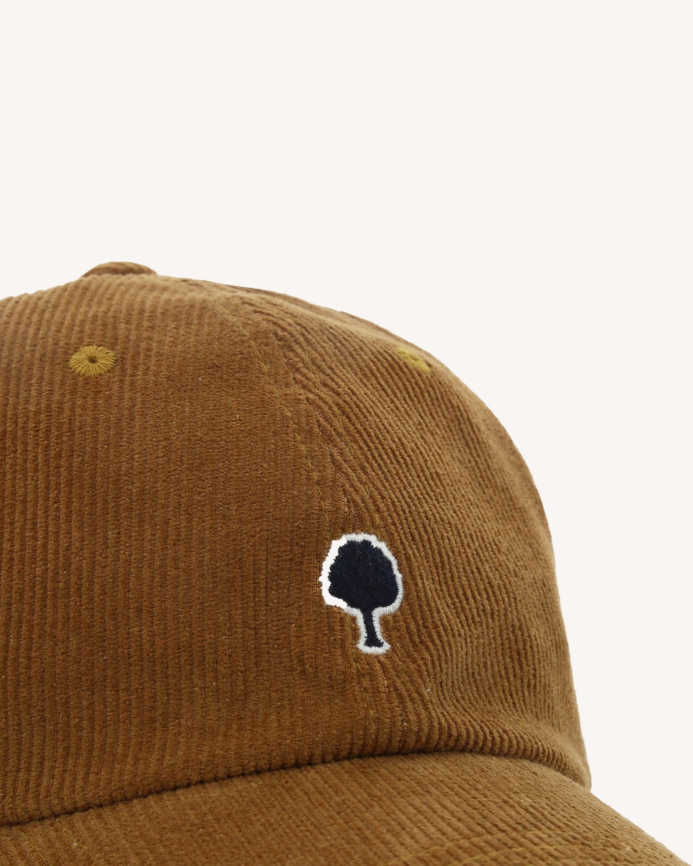 Casquette en velours camel - CAP