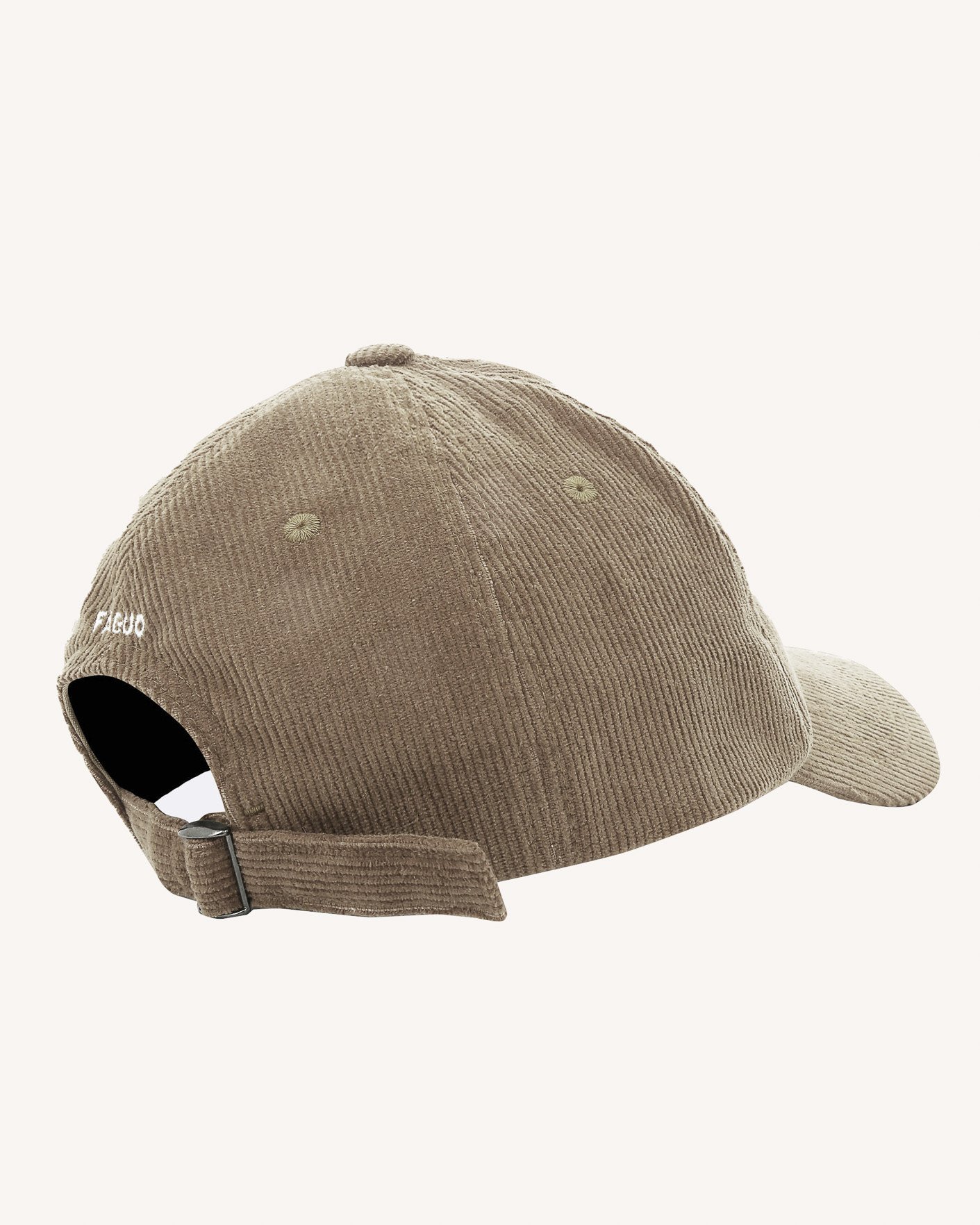Casquette en velours beige - CAP