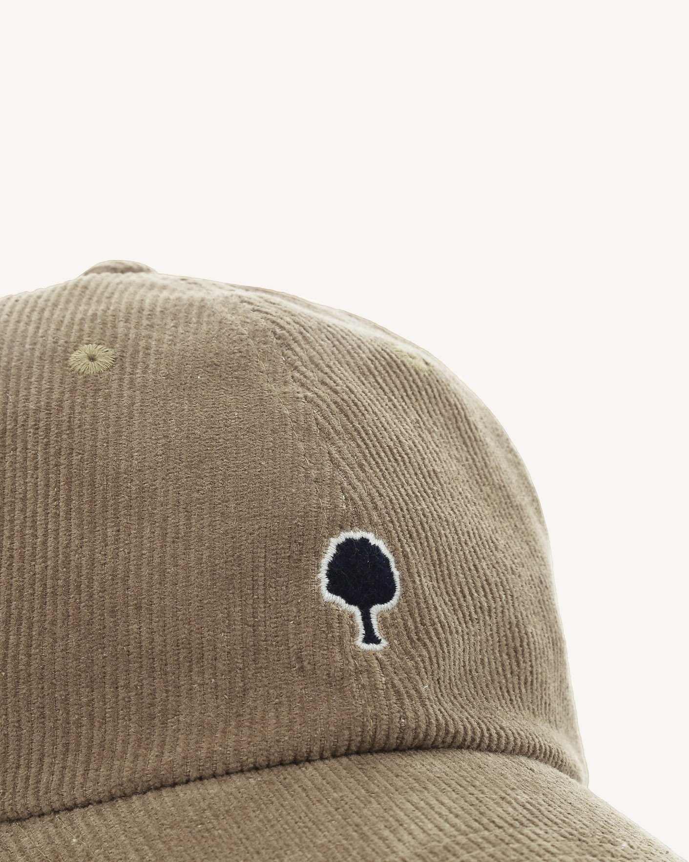 Casquette en velours beige - CAP