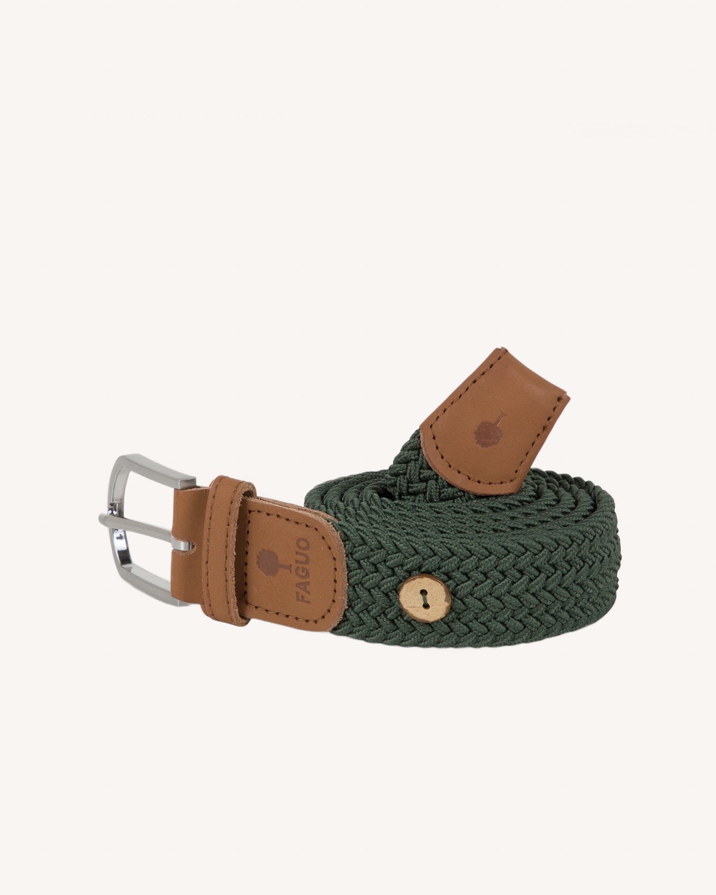 Ceinture kaki cuir - BELT